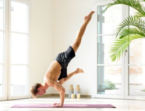 Flying Crow Pose (Eka Pada Galavasana)